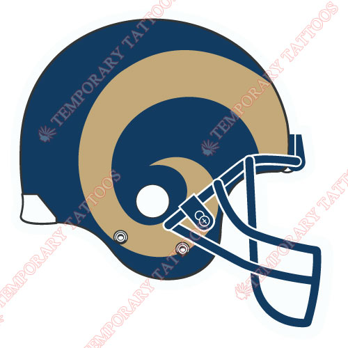 St. Louis Rams Customize Temporary Tattoos Stickers NO.772